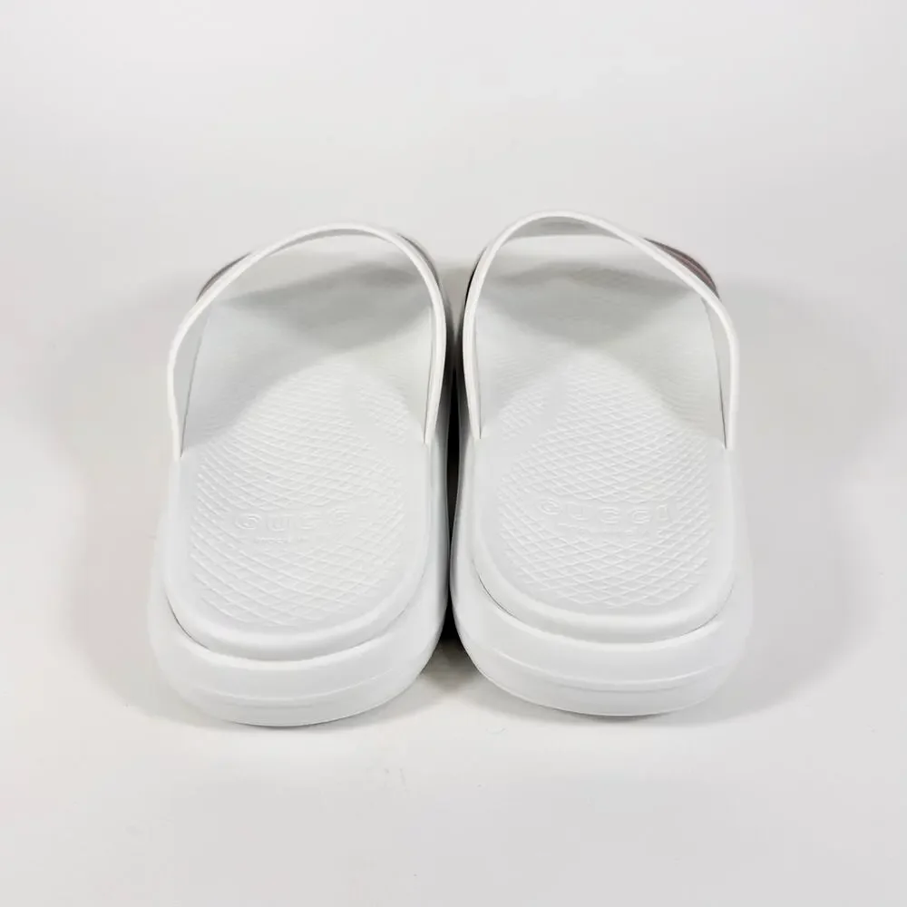 Gucci Web Rubber Pool Slide - Men’s 8.5